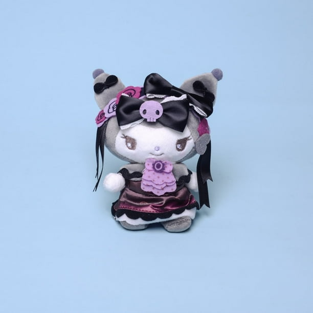 Juguete de peluche de dibujos animados Kuromi, colgante Kawaii suave, llavero esponjoso de belleza, muñeca de Anime, regalo para niños, 10cmkuromi 10cm B10cm Fivean Toy model