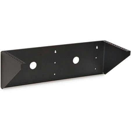 

Rack Bracket - Wall mountable Under-Desk mountable - Black - 4U - 19