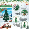 thumbnail image 4 of Tumao 2025 Christmas Advent Calendar, Christmas Tree Advent Calendar, Wooden Advent Calendar 2025 with 24 Days Countdown Diy Christmas Tree Set for Christmas Calendar, 4 of 6