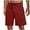 Red, variant on BLCHUNen Mens Sleepy Shorts Button Drawstring Lightweight Breathable Casual Shorts with Pockets Summer