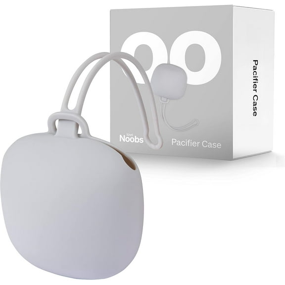 LoveNoobs Silicone Unisex Pacifier Case, Travel-Friendly Holder, Diaper Bag Essential