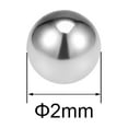 thumbnail image 2 of Uxcell Bearing Balls Metric 304 Stainless Steel G100 Precision Hardware 2mm /0.08", 2 of 5