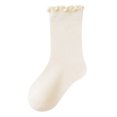 thumbnail image 2 of RFQWOVSR Baby Cotton Ruffle Crew Socks in Solid Colors, 2 of 6