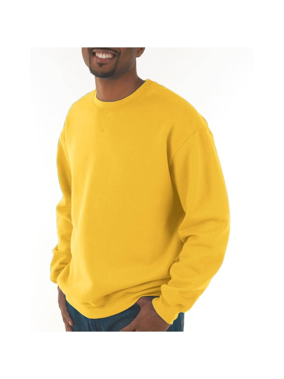 Men's and Big Men's Heavy Blend Crewneck Sweatshirt, up to Size 3XL