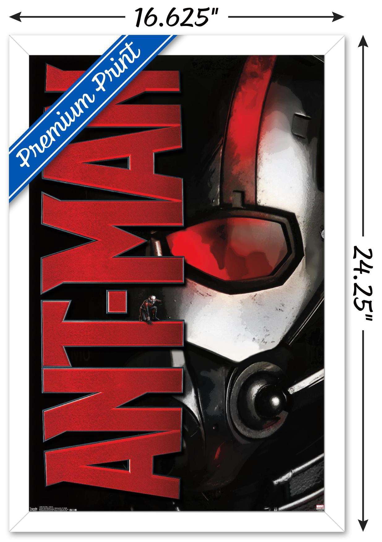 Marvel Cinematic Universe - Ant-Man - Helmet Wall Poster, 14.725" x 22.375", Framed