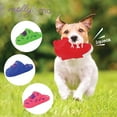 thumbnail image 4 of Molly & Mo Dog Slipper Squeaky Chew Toy (Blue), 4 of 5