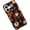 Fall Pumpkins Dark Coffee, variant on Case for iPhone 17, Fruit Lemon Leaf Collage Phone Case Military-Grade Drop Protection Cover for Women Girl - Frosted