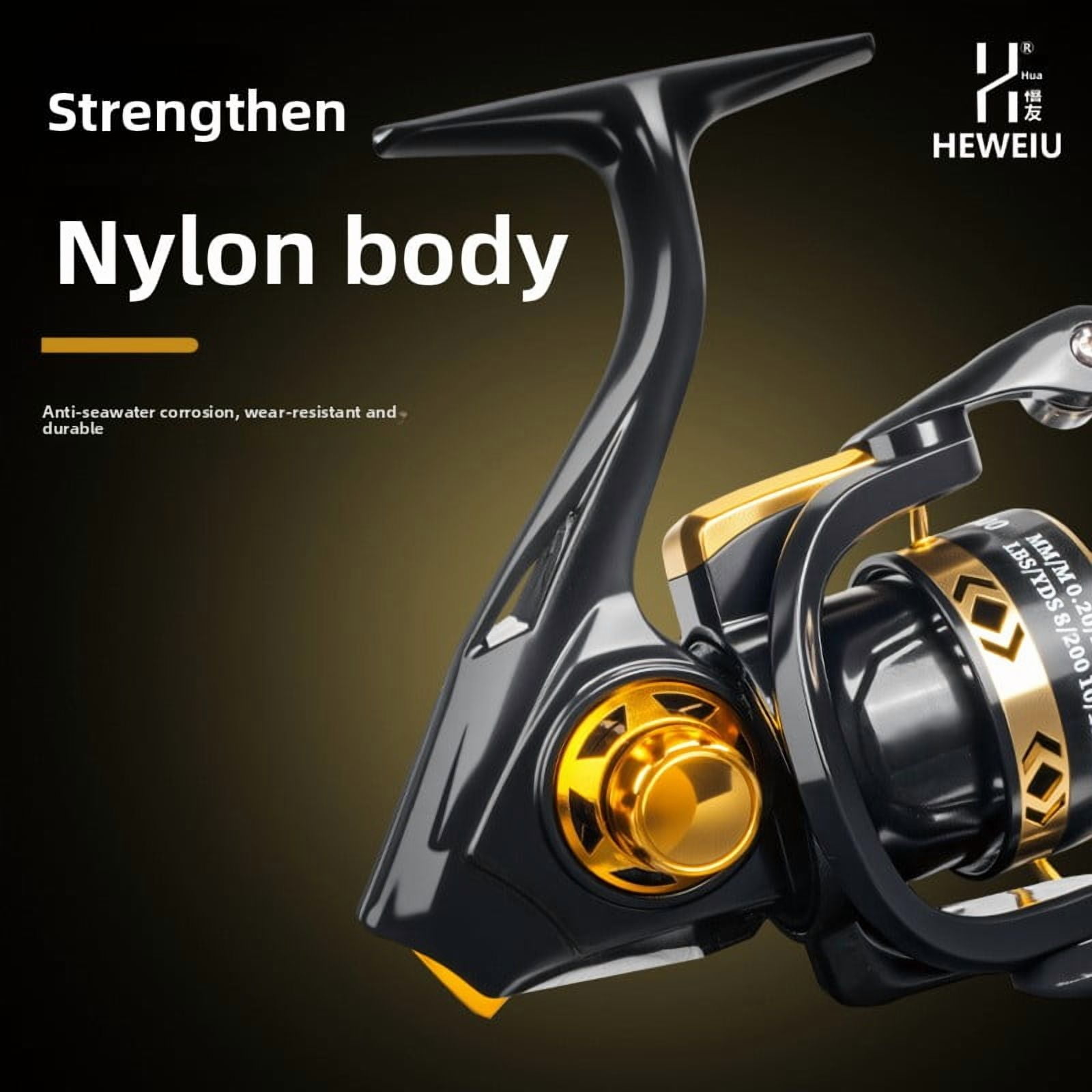 DK All-Metal Spinning Reel - 15KG Max Drag Power, Long Cast Anti-Reverse Fishing Reel for Surf Casting, Saltwater & Freshwater, Anti-Backlash Spool Design