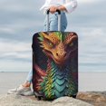 thumbnail image 7 of Vsdgher Whimsical Dragon Color Cool Luggage Cover Suitcase Cover Protector Anti-scratch Suitcase cover Fits 18-32 Inch Luggage(No luggage included)-X-Large, 7 of 7