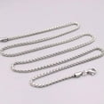 thumbnail image 5 of K-KED Real Sterling Silver Chain For Men 2mm/3mm/4mm/5mm Wheat Chain Silver Necklace-3mm-28inch, 5 of 9