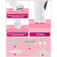 thumbnail image 6 of Prozing 3 in 1 Bikini Trimmer for Women, Electric Razors with Display, Electric Shaver for Woman IPX7 Waterproof, White, 6 of 7
