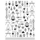 thumbnail image 1 of 3d Abstract Line Nail Art Sticker Rose Gold Graffiti Strips Geometry French For Manicure Bronzing Slider Paper Decorationwg427, 1 of 5