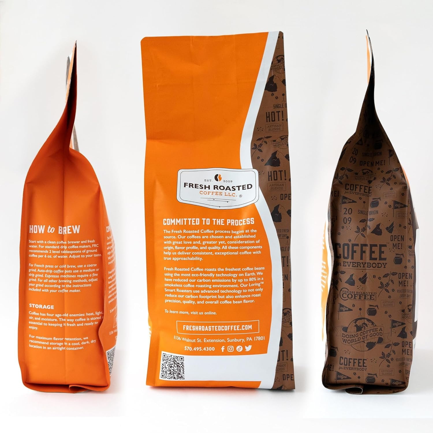 Fresh Roasted Coffee, French Roast Coffee, Dark Roast, Drip Ground, 32 oz 2 lbs