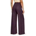 thumbnail image 5 of Pants for Women,Jeans for Women High Waisted Wide Leg Womens Jeans with Pockets Elastic Waist Strechy Drawstring Pull On Denim-Like Pants, 5 of 9