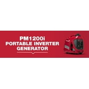 Powermate PM1200i - 1200 Watt Manual Start Gasoline Powered Inverter Generator, Powered by Generac, 50 ST