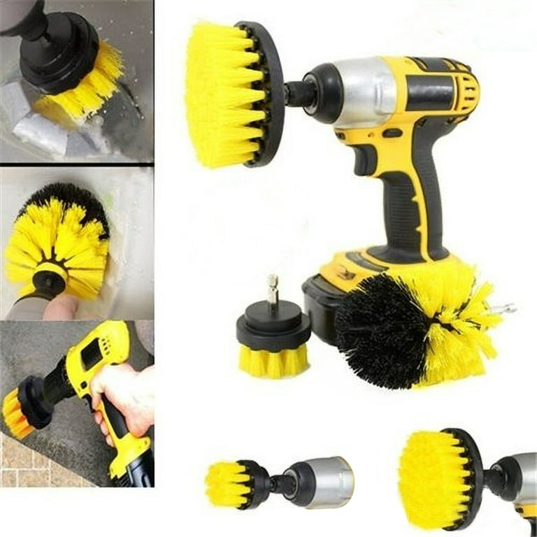 CACAGOO 26 PCS Drill Brush Attachments Car Detailing Brush Kit Automotive  Cleaners