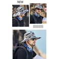 thumbnail image 3 of Breathable Wide Brim Boonie Hat Outdoor UPF 50+ Sunscreen Mesh Safari Hat, Suitable for Travel Fishing, 3 of 8