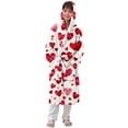 thumbnail image 4 of Ropa de cama Ropa infantil Albornoz grueso con capucha alargado Pijamas de terciopelo para niñas Camisón de poliéster para niñas, 4 of 7