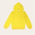 thumbnail image 5 of HAOTAGS Kids Hoodie Long-Sleeve Hooded Sweatshirt (Ages 1–15) Lightweight, Comfortable Pullover Hoodie for Boys and Girls Yellow Size 14, 5 of 6