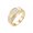 Gold, variant on Gold Plated Stainless Steel Full Pave Crystal Lucky Dome Ring for Women Personalized Glam Evening Cocktail Elegant Statement Jewelry