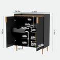 thumbnail image 2 of Modern Mini Bar Cabinet for Home - Coffee Station & Liquor Storage with Drawer, 2 of 6