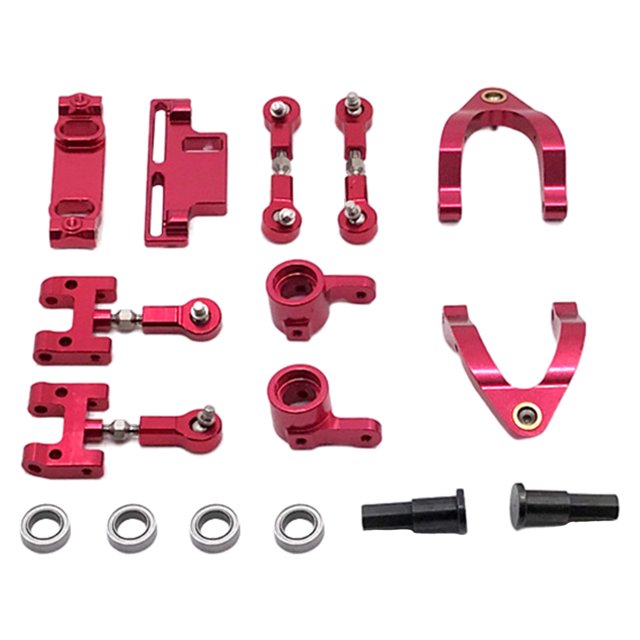Varillas nudillos de dirección Baoblaze para camión RC 4WD piezas de modificación DI rojo