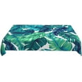 thumbnail image 5 of Tropical Palm Leaves Rectangle Tablecloths Table Table Cover Home Tablecloth for Kitchen Dining Party 60 X 84 Inch, 5 of 6