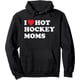 thumbnail image 1 of Camiseta divertida de hockey con texto "I Love Hot Hockey Moms, 1 of 2