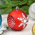 thumbnail image 4 of KOYPTL 6pcs 3.5In Christmas Ball Ornaments Set,Shatterproof Sunflower Christmas Tree Decorations Hanging Ball,Christmas Pendant for Holiday Wedding Party Christmas Baubles Decorations, 4 of 5