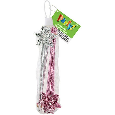 Mini Star Fairy Princess Wands, 8ct