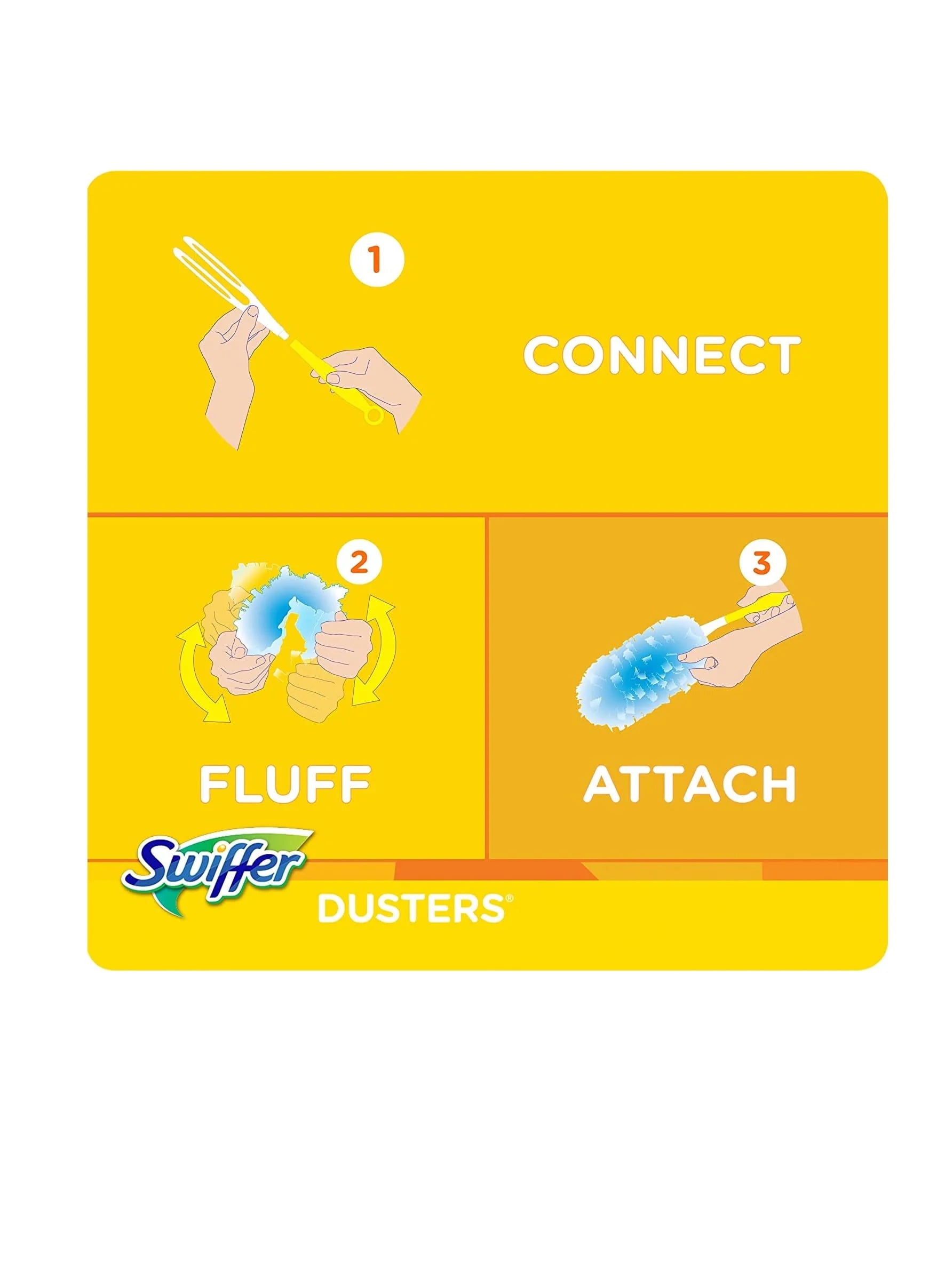 Swiffer Duster Refill + 1 Handle, 28 Count, Blue, Multi-Color