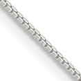 thumbnail image 1 of 925 Sterling Silver 1mm 8 Sided Box Chain Necklace Pendant Charm Octagonal, 1 of 9