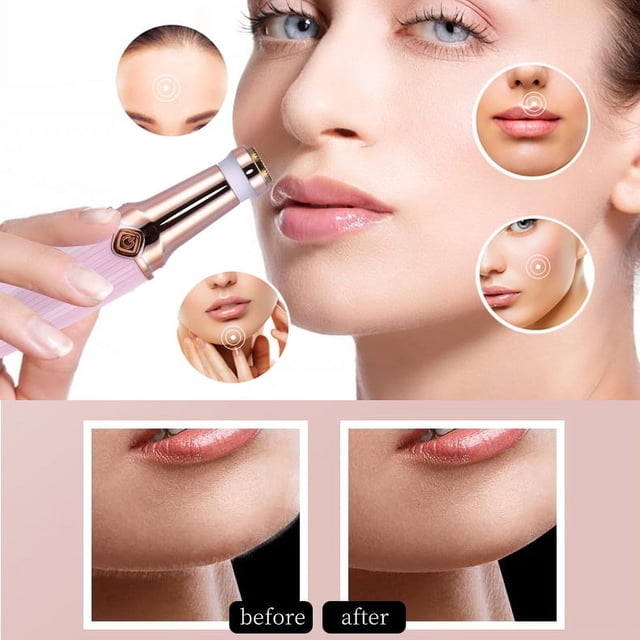 Raspador de pelo multifunción, recortador eléctrico de cejas, removedor de vello facial, recortador de partes íntimas, afeitadora de cuerpo entero