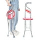 thumbnail image 1 of Bastón con Asiento plegable Ecomeon Rojo Acero Inoxidable, 1 of 6