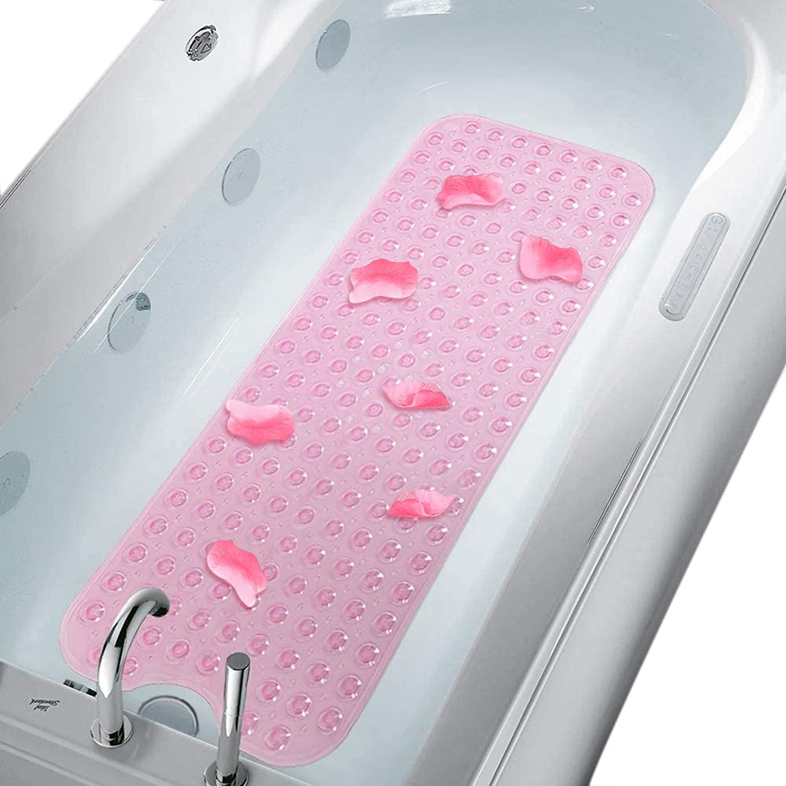 Tripumer Bathtub Mat Shower Mat 40 x 16 inch Extra Long Non-Slip Bath ...