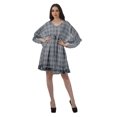 thumbnail image 2 of Moomaya Robes d'Été en Georgette Imprimée Femmes Plage Hawaïennes Mini Robes Femmes, 2 of 6