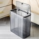 thumbnail image 2 of Bote de basura transparente, botes de basura para baño con tapa, bote de basura para dormitorio, 2 of 5