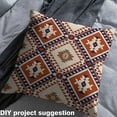 thumbnail image 2 of jejeloiu Vintage Aztec Fabric by the Yard 5 Yards,Boho Geometric Fabric for Sewing,Brown Beige Geometric Home Decor Fabric by the Yard,Ultra Soft Home Decor, 2 of 6