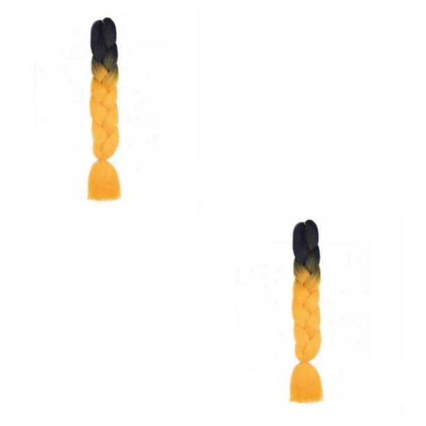 Vogacara Trenzas con extensiones de cabello trenzado, materiales fáciles de moda, cabello trenzado sintético Type8 NO8