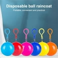 thumbnail image 4 of Zhaomeidaxi Disposable Emergency Raincoats, Colorful Rain Poncho with Hook Portable Ball Portable Disposable Emergency Raincoats Rain Poncho in A Ball 5 Colors, 4 of 10