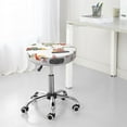 thumbnail image 7 of Daiia Excavator Stool Covers Round,Round Bar Stool Covers Waterproof Bar Chair Covers Washable Stool Cushion Slipcover for 12-14 Inch Chair-13 inch, 7 of 7