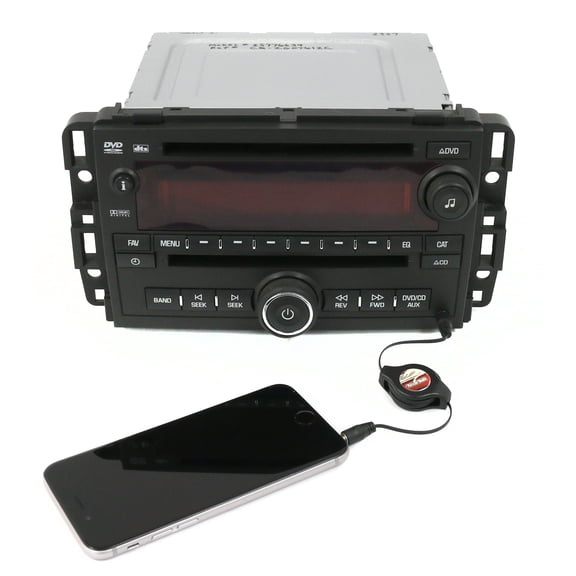 Restored Unlocked 2007-2008 Saturn Outlook Radio AM FM CD DVD mp3 Player 25776634 Opt UVA (Refurbished)