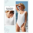 thumbnail image 2 of Women One-Piece Monokini Swimwear Push-up Padded Bikini Swimsuit Bathing Suit, 2 of 6