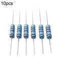 thumbnail image 1 of Gwong Electrónica 10pcs Mini 5W Resistor de película de carbono 0.05 Rango de tolerancia de valor 0.1ohm a 1mohm, 1 of 7