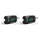 thumbnail image 3 of Kenally Voltímetro de motocicleta LED IP67 Medidor de voltaje de CC Fijación portátil Probador electrónico Reloj Voltímetro Luz verde al aire libre Luz verde 2piezas Kenally CBP334251, 3 of 5