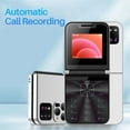 thumbnail image 5 of QHUDLV Mini Flip Phone,2.4‑Inch Dual SIM Foldable,Type‑C Charging Compact Mobile, 5 of 9