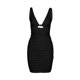thumbnail image 1 of Gibobby Vestido de fiesta para mujer elegante Sexy sólido transpirable ahueca hacia fuera bajo impacto deporte espalda verano entrenamiento mujer sujetador(Negro,G), 1 of 5
