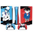 thumbnail image 1 of Autocollant version Lecteur Optique PS5, Peau PS5, Poignée de Contrôleur, pour console PS5 et Manette, Autocollant Adorable, Peau Mignonne, Dessin Animé, Detective Conan, 1 of 5
