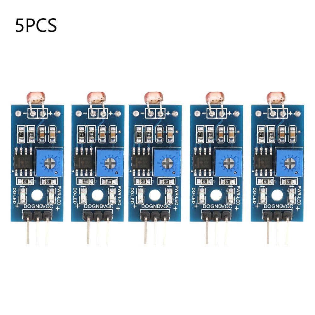 5pcs/set Light Intensity Photosensitive Sensor Resistor Module Card for Arduino 