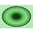 thumbnail image 1 of Ahgly Company Indoor Rectangle Patterned Jade Green Area Rugs, 4' x 6', 1 of 6